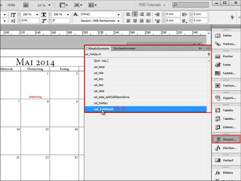 Tipps &amp; Tricks zu Adobe InDesign: Kalender erstellen in nur 1 Minute