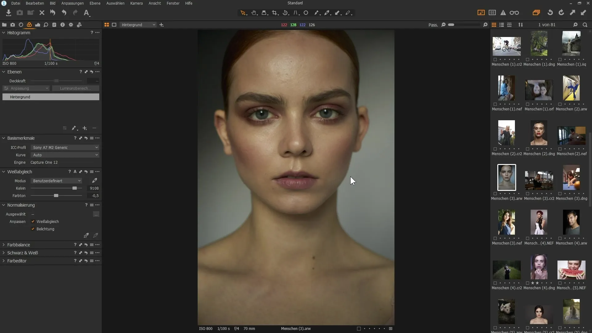 Ultimative Anleitung für Capture One Pro Tastenkürzel