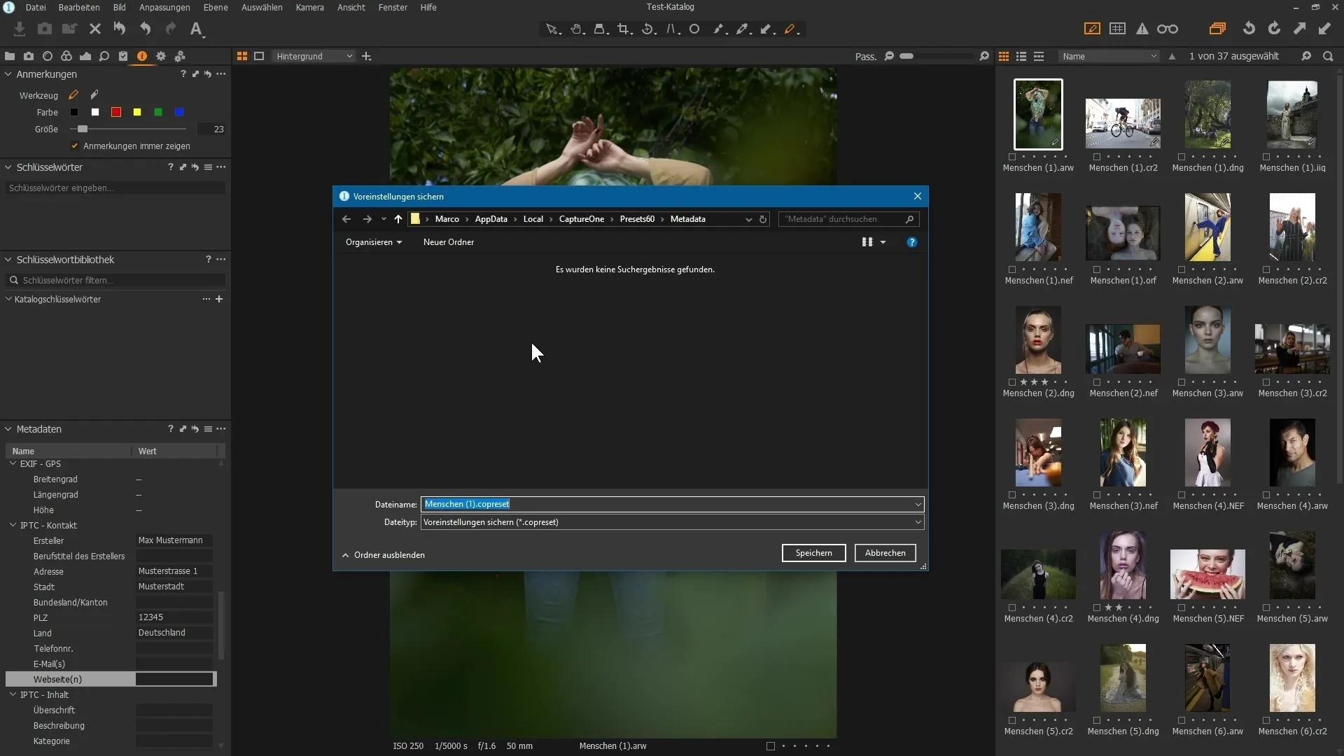 Skuteczne wykorzystanie metadanych w Capture One Pro Skuteczne wykorzystanie metadanych w Capture One Pro