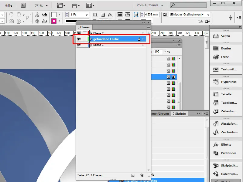 Tipps &amp; Tricks zu Adobe InDesign: Verwendete Farbe im Dokument schnell finden