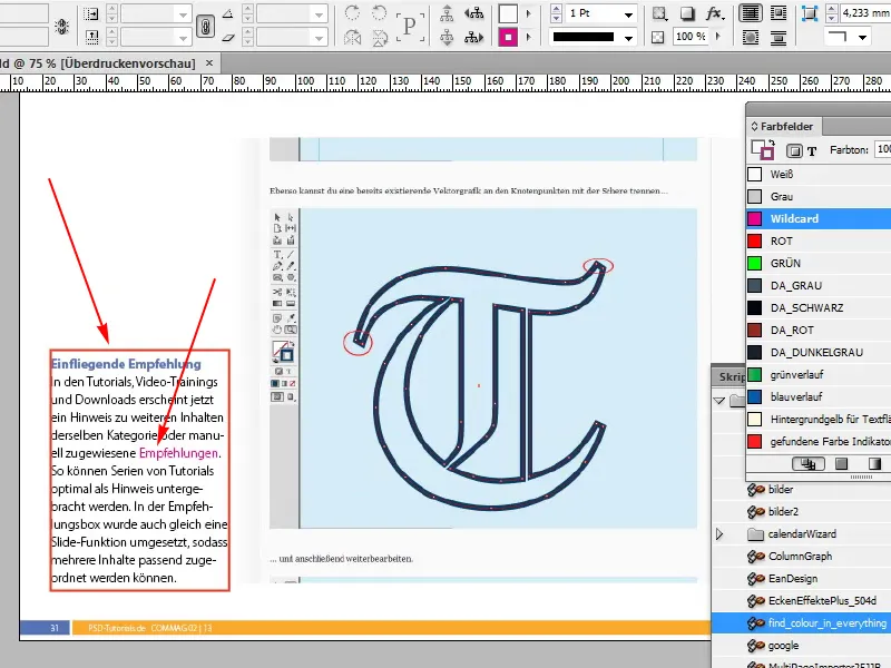 Tips & tricks for Adobe InDesign: Quickly find the color used in the document