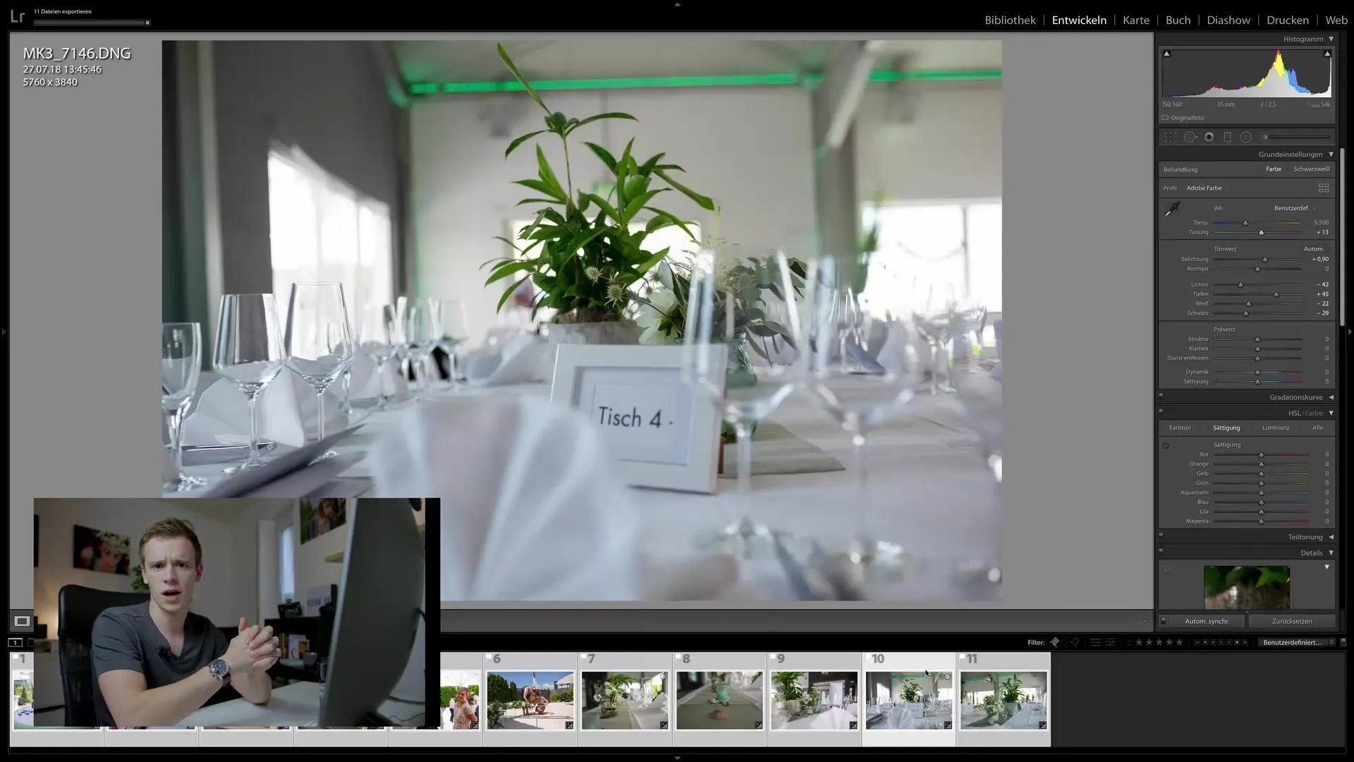 Professioneller Bildexport für Hochzeitsfotografen