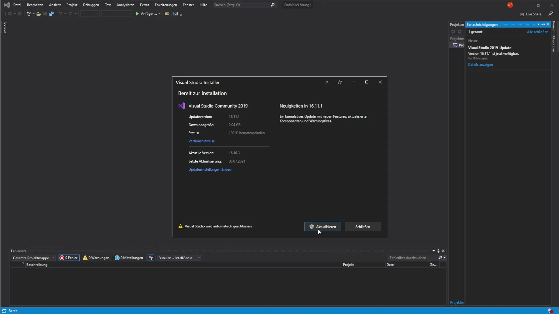 Visual Studio-update: Efficiënte gids voor ontwikkelaars Visual Studio Update: Efficiënte handleiding voor ontwikkelaars