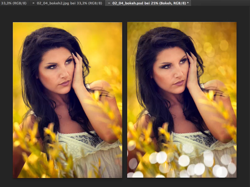 Looks & Styles mit Photoshop - Künstliches Bokeh Looks & Styles mit Photoshop - Künstliches Bokeh