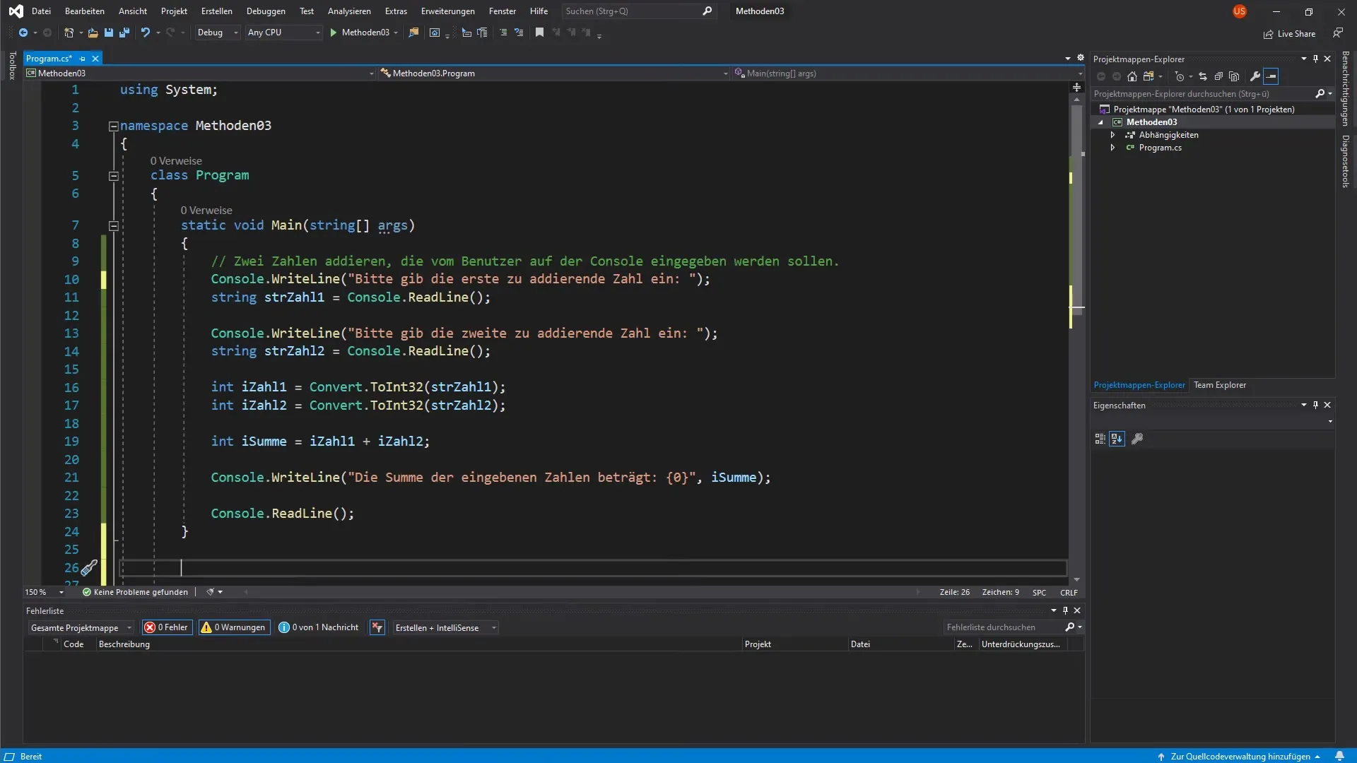 Create and use C# methods with return values Create and use C# methods with return values