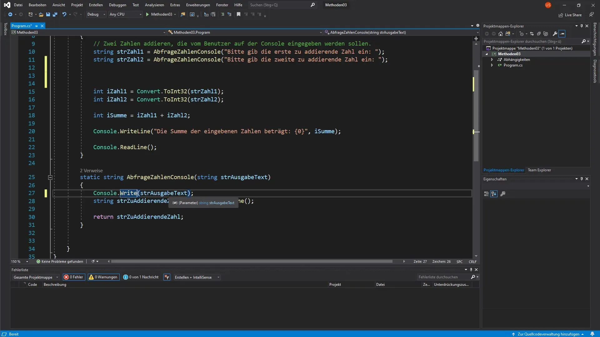 Implementing methods – Optimizing return values in C# Implementing methods – optimizing return values in C#