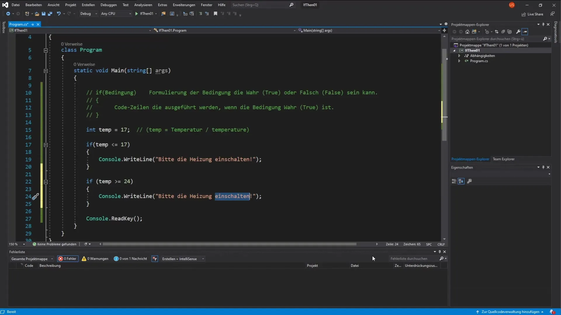 Effectieve beslissingen nemen in C# programmering Effectieve beslissingen nemen in C# programmering