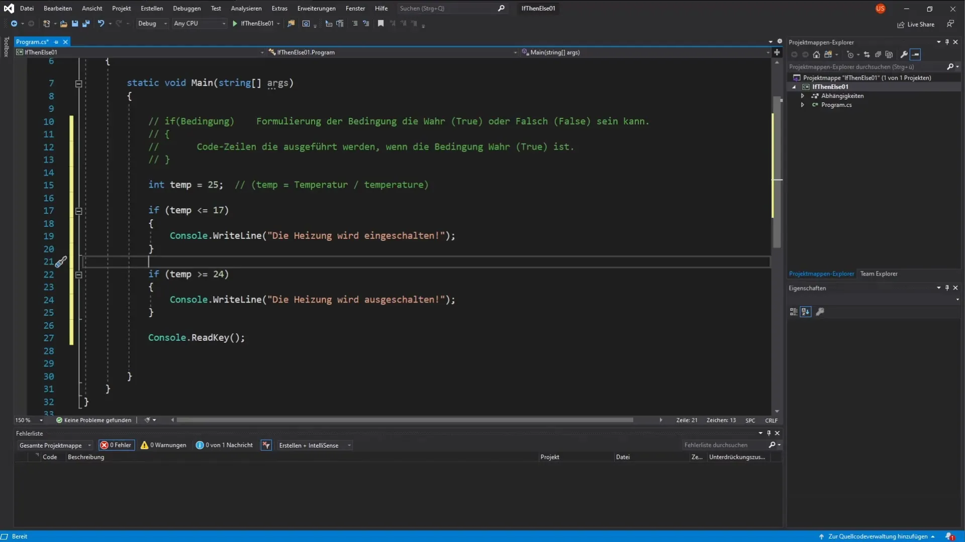 C# Programmeren: Als-voorwaarden efficiënt inrichten C# Programmatie: Als- voorwaarden efficiënt inrichten