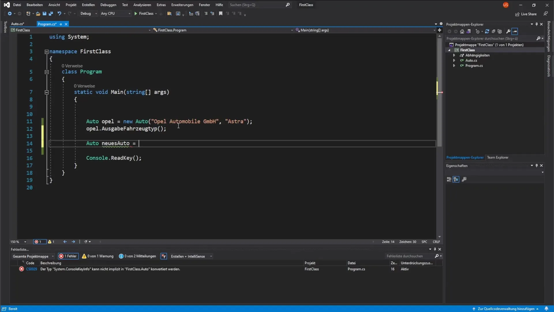 Meerdere constructeurs efficiënt gebruiken in C#-klassen Meerdere constructeurs efficiënt gebruiken in C#-klassen