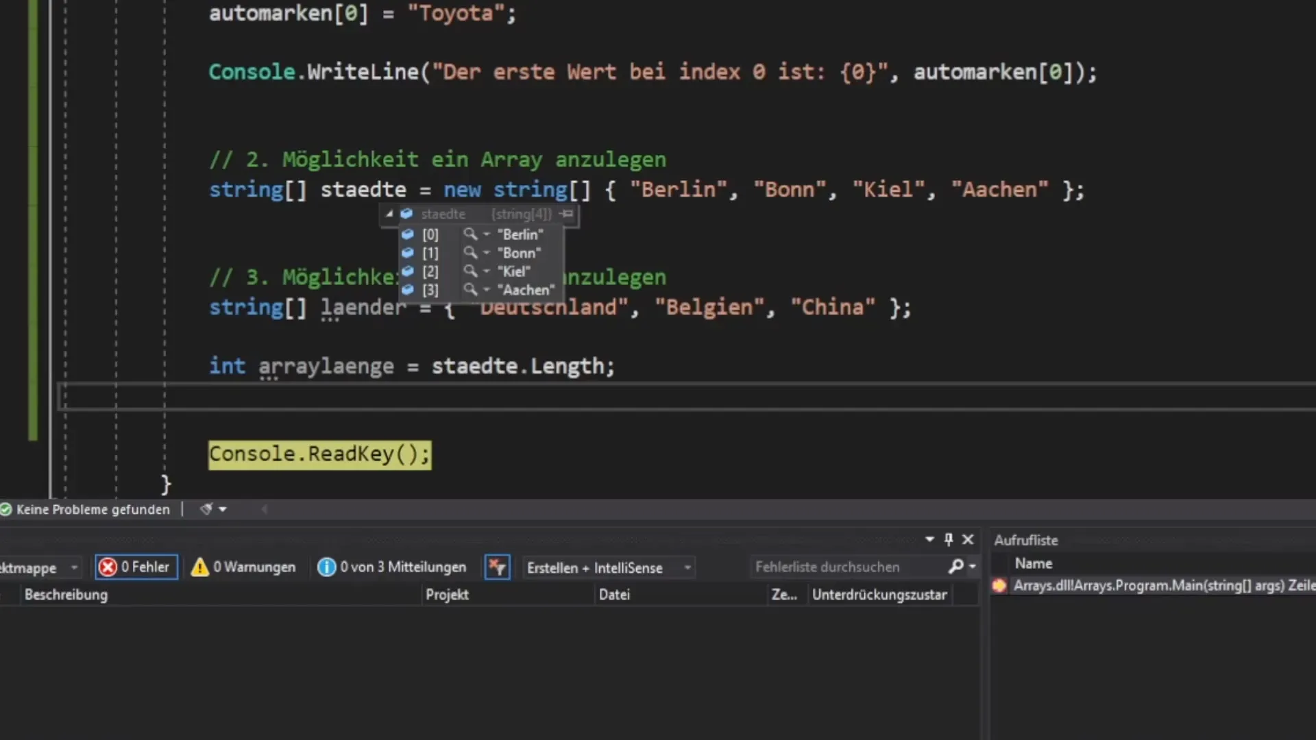Arrays in C# effectief begrijpen en toepassen Arrays in C# effectief begrijpen en toepassen