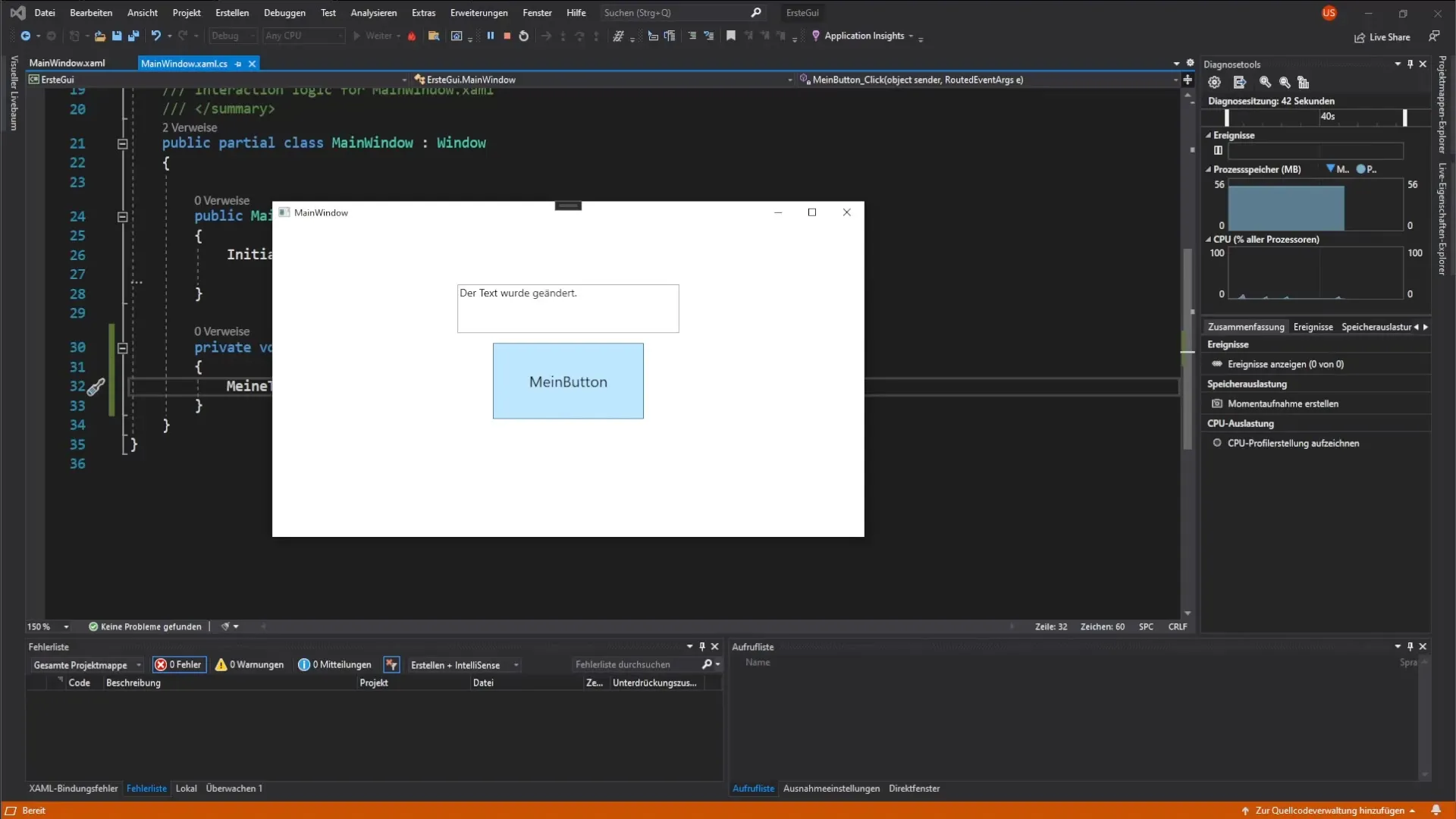 WPF-knopcreatie met klikgebeurtenissen en afhankelijkheidseigenschappen WPF-knopcreatie met klikgebeurtenissen en afhankelijkheids-eigenschappen