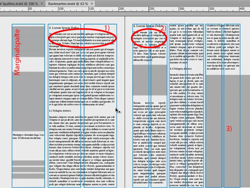 Ontwikkel een vormgevingsraster in InDesign.