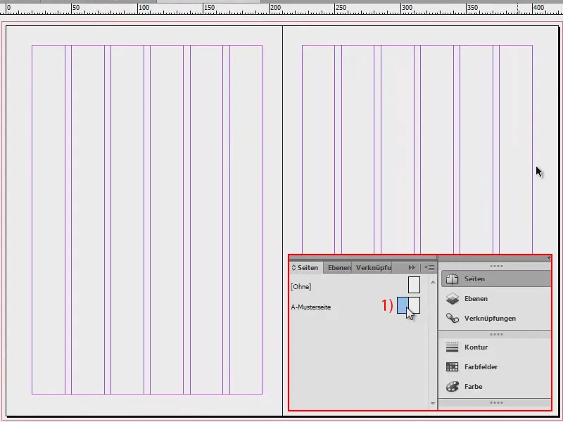 Ontwikkel ontwerprasters in InDesign.