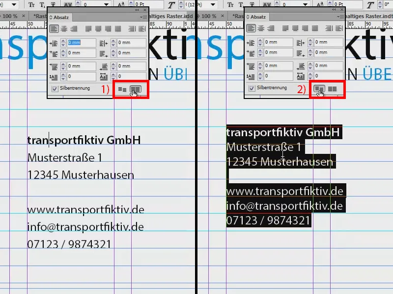 Ontwerprasters ontwikkelen in InDesign