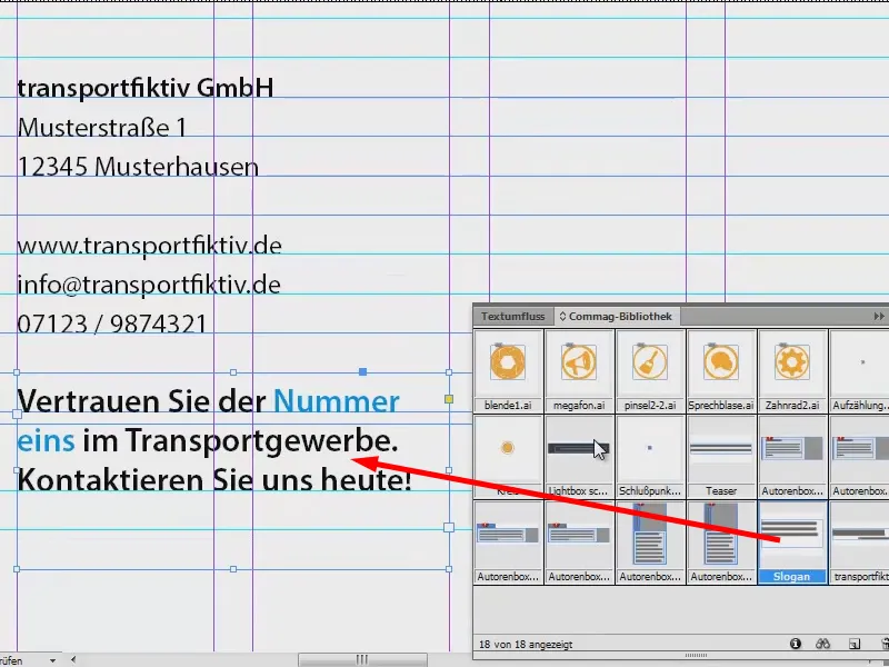 Ontwikkel lay-outs in InDesign.