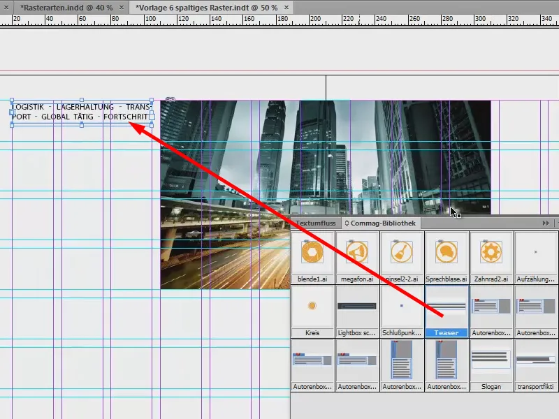 Ontwerp raster ontwikkelen in InDesign