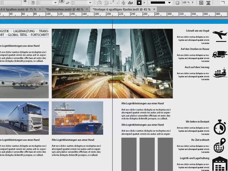 Ontwerpgrids ontwikkelen in InDesign