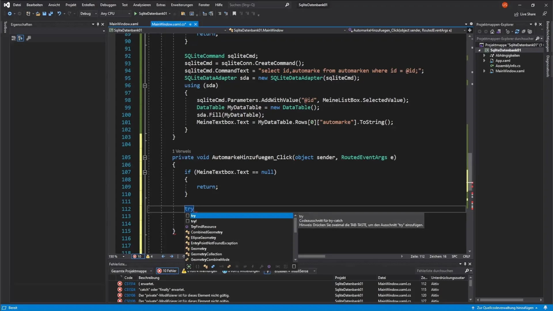 Effectively inserting car brands into an SQLite database