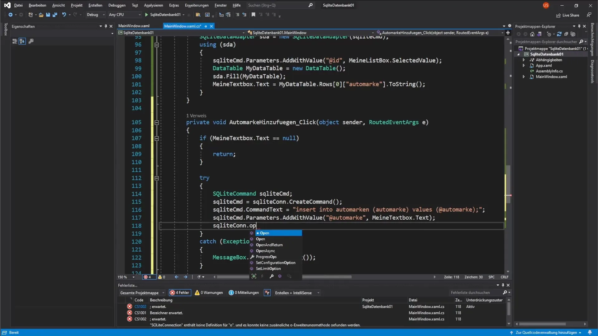 Effectively inserting car brands into an SQLite database