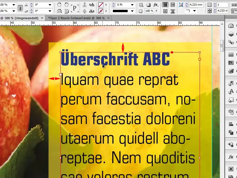 2-Bruch-Flyer gestalten und in Druck geben