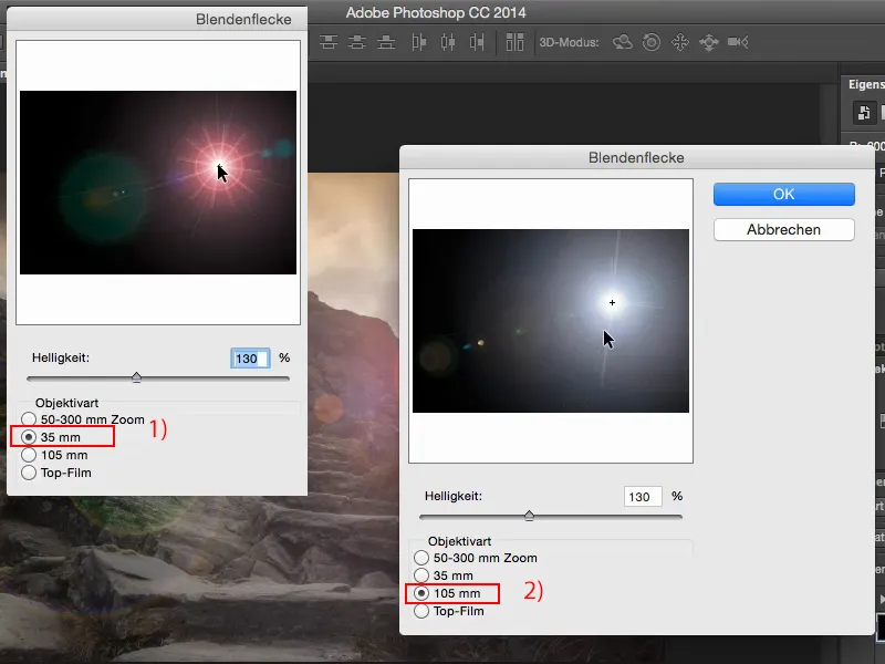 Looks & Styles mit Photoshop - Gegenlicht und Flares