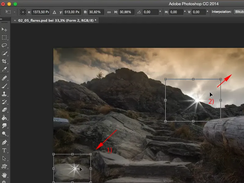 Looks & Styles with Photoshop - Backlighting and flares
