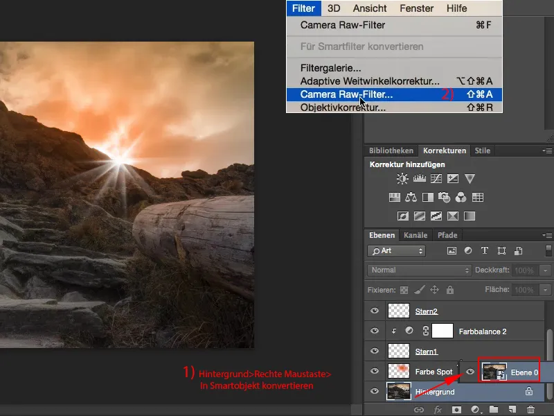 Looks & Styles mit Photoshop - Gegenlicht und Flares