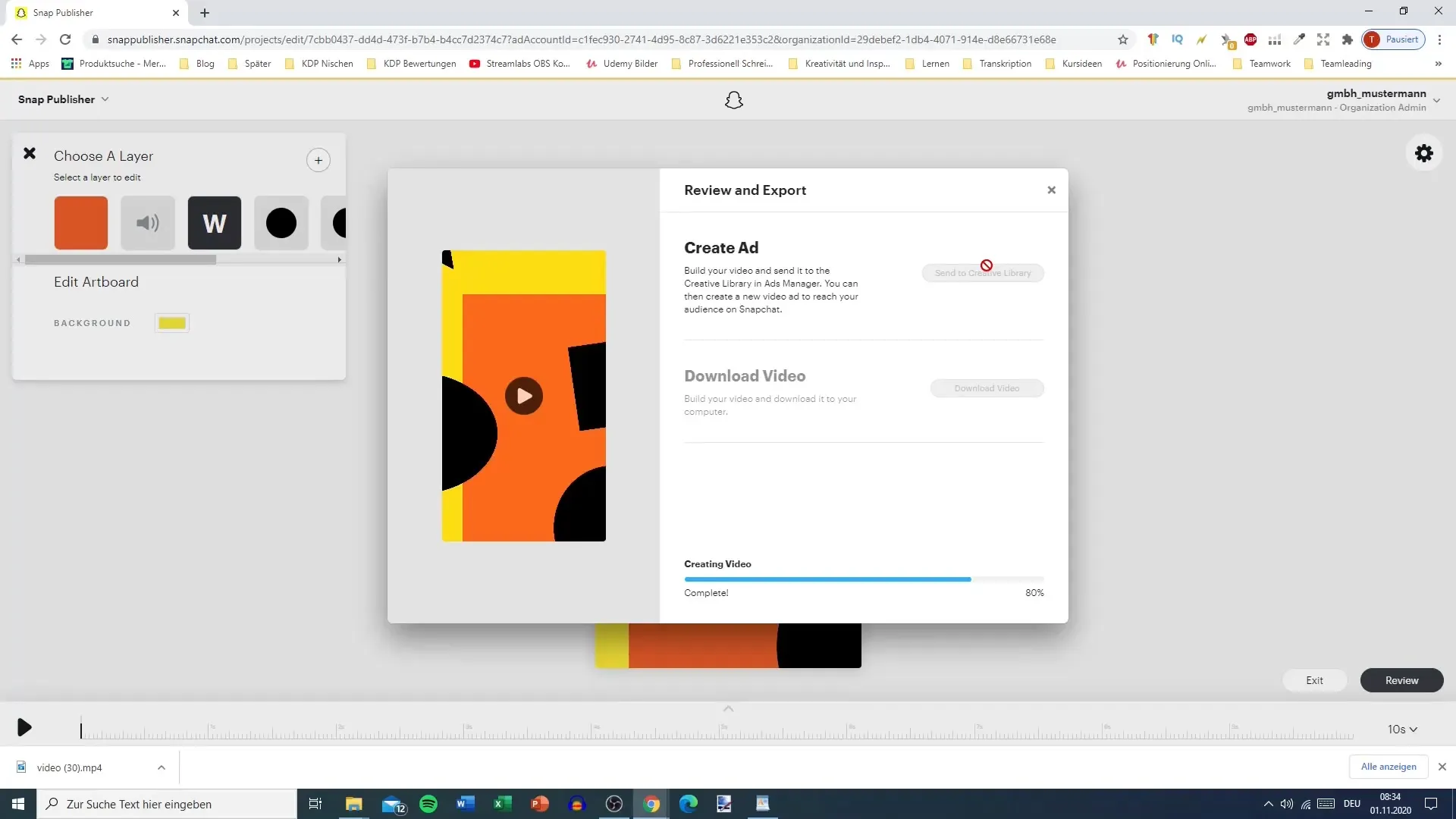Vytváření reklamy pomocí Snap Publisher Vytváření reklamních inzerátů pomocí Snap Publisher