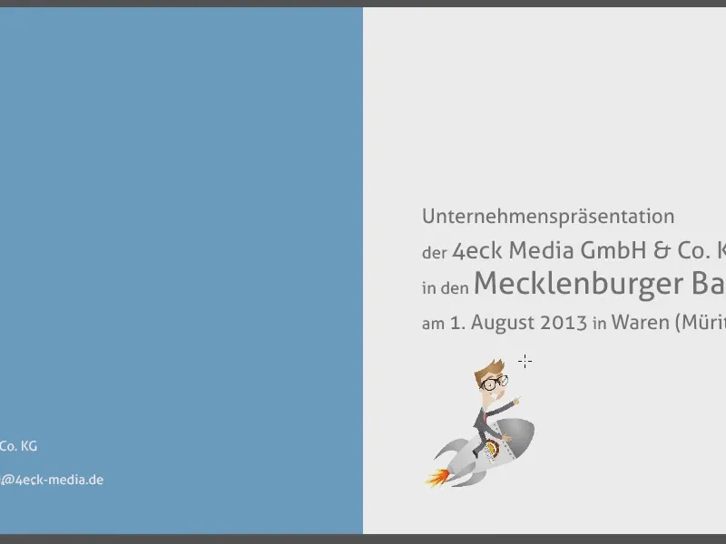 Vytvořit brožuru jako materiál k rozdání v programu InDesign.