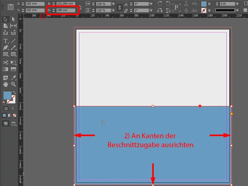 Vytvořit brožuru jako materiál k rozdání v programu InDesign.