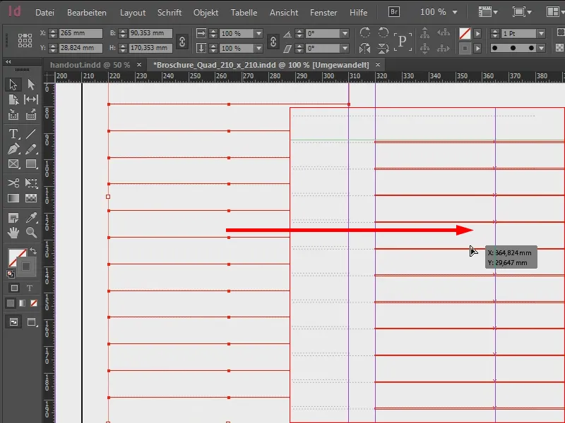 Vytvořit brožuru jako propagační materiál v programu InDesign.