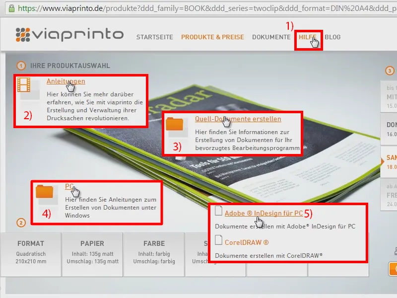 Vytvořte brožuru jako handout v programu InDesign.