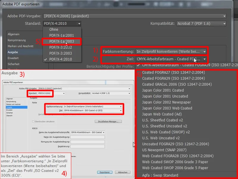 Vytvořit brožuru jako materiál na rozdávání v programu InDesign.