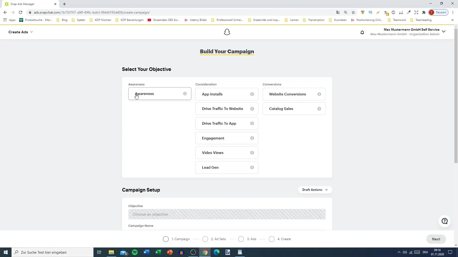 Successfully creating Snapchat Ads in the Ads Manager Successfully create Snapchat Ads in the Ads Manager