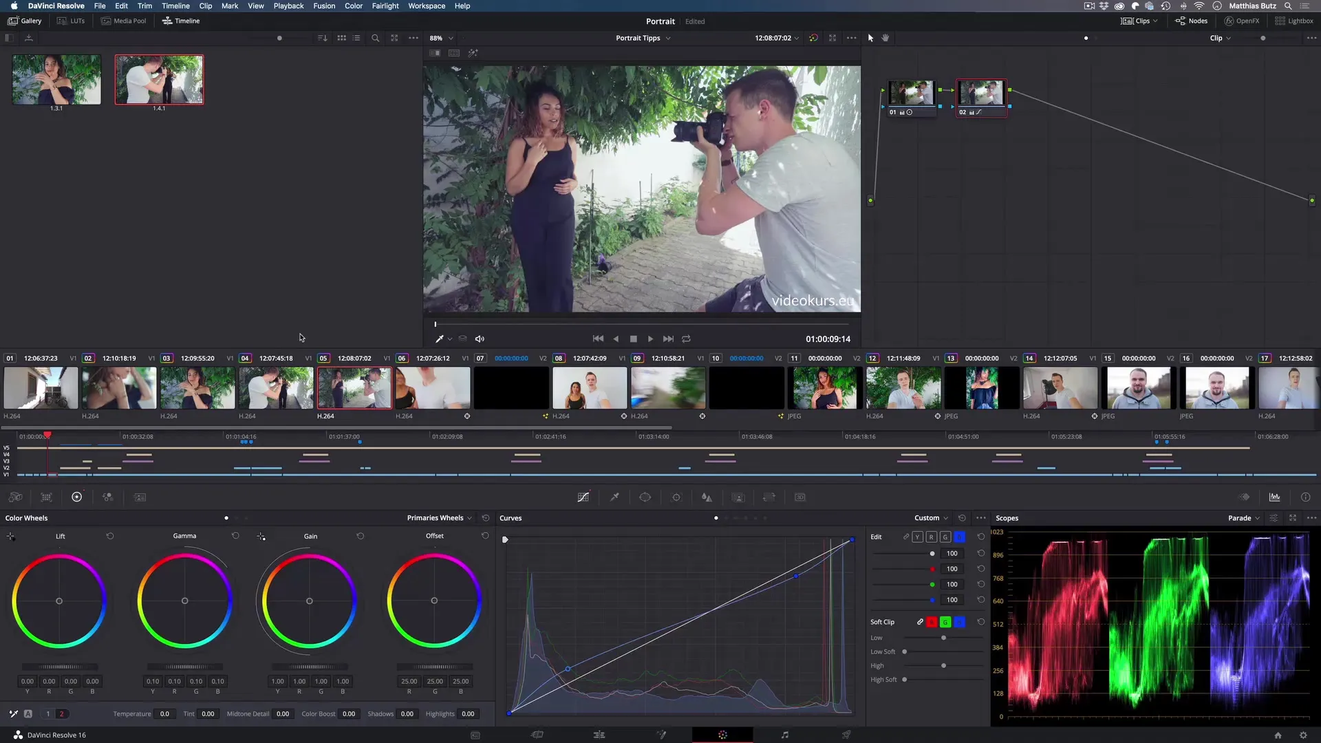 Color grading for professional videos Color grading for professional videos