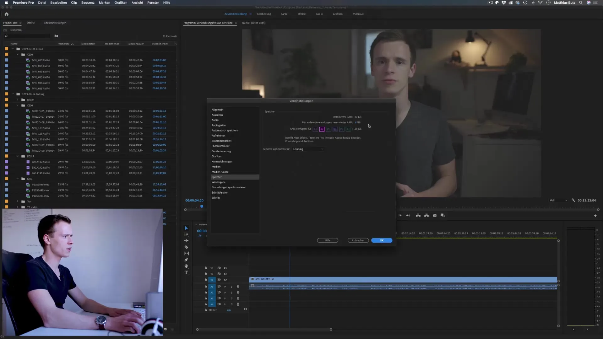 Optimierung von Premiere Pro CC: Performance und Sicherheit sicherstellen Optimierung von Premiere Pro CC: Performance und Sicherheit sicherstellen