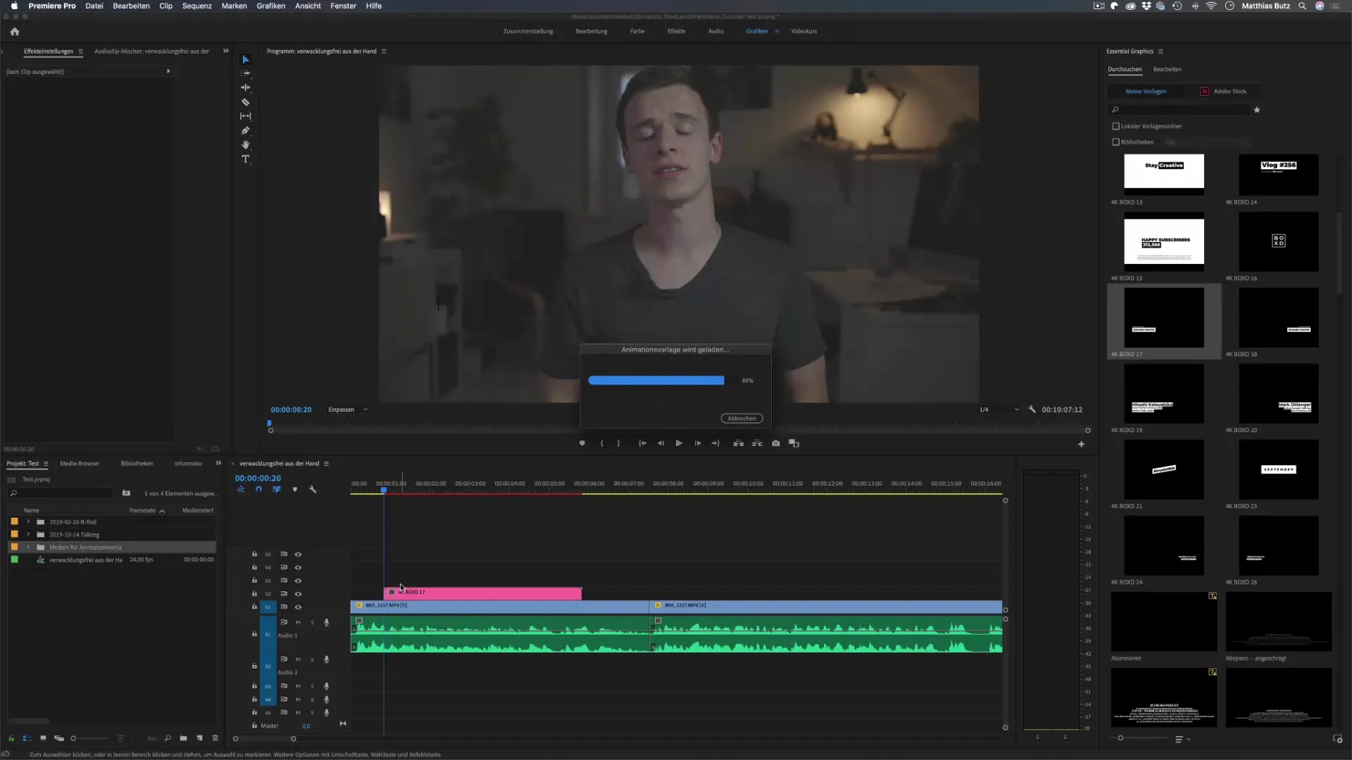 Effizienter Schnitt von Zeitlupenaufnahmen in Premiere Pro Effizienter Schnitt von Zeitlupenaufnahmen in Premiere Pro