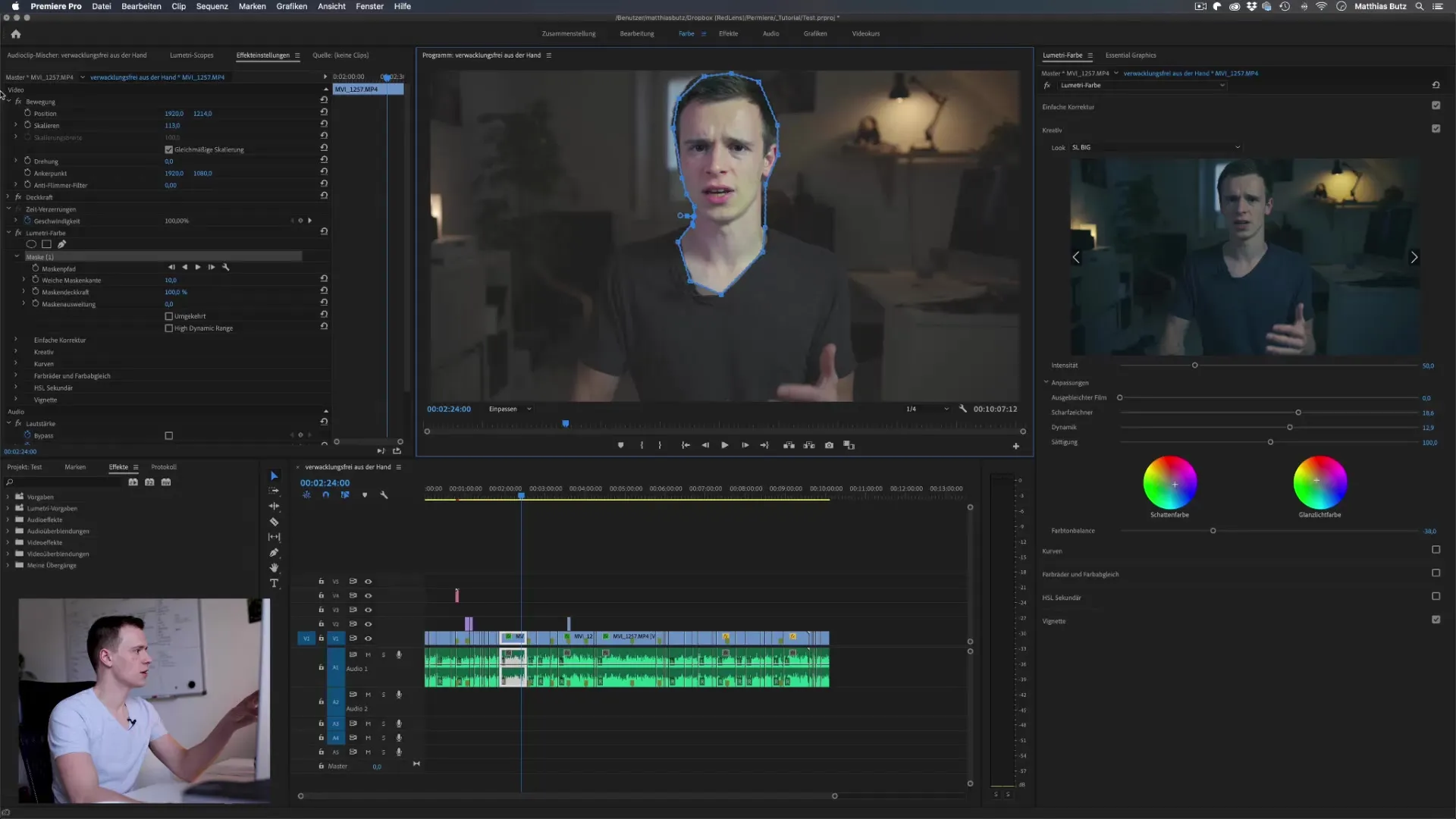 Maskieren von Effekten in Premiere Pro CC: Ein Leitfaden Maskieren von Effekten in Premiere Pro CC: Ein Leitfaden