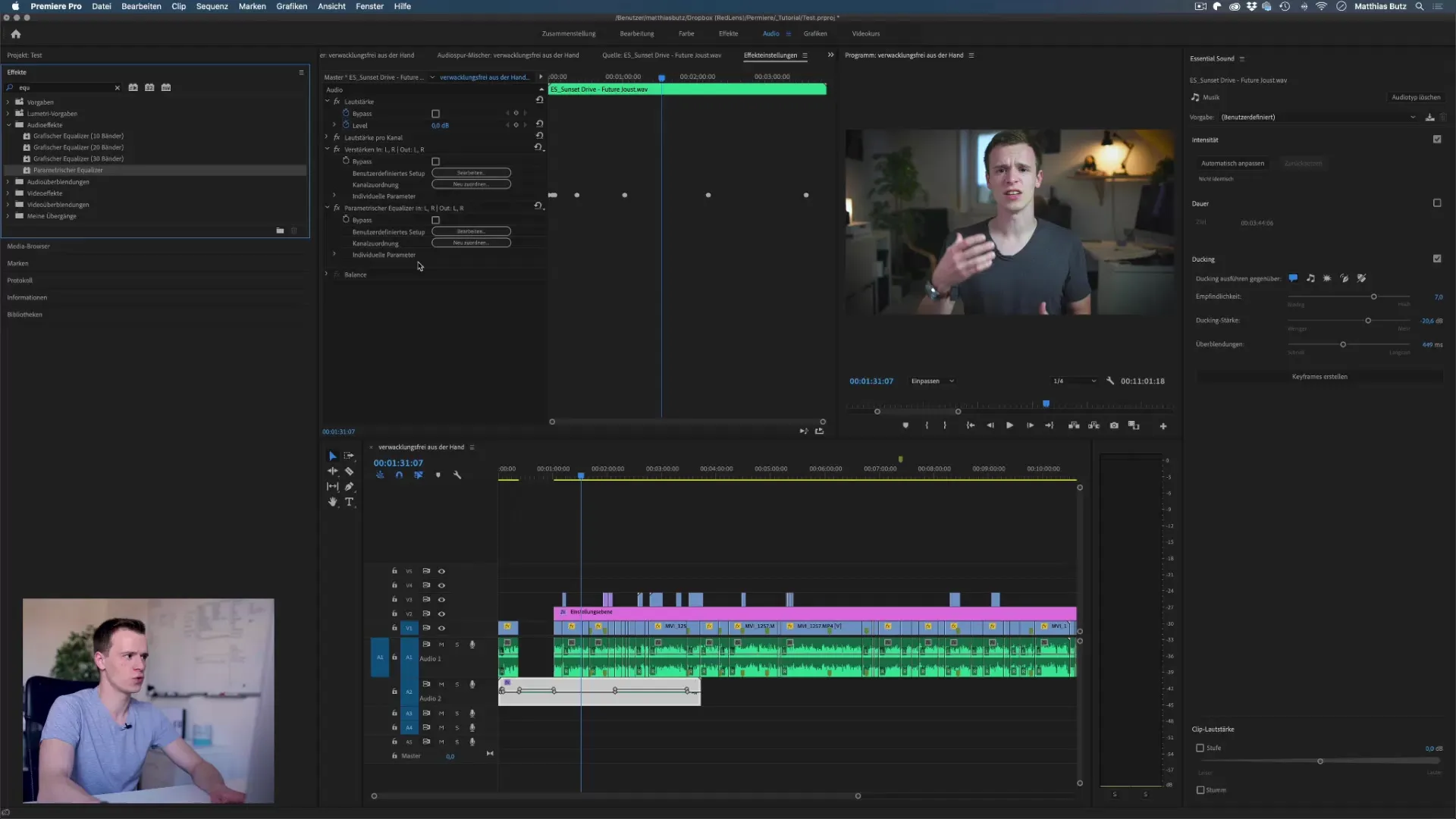 Musik und Sprache in Premiere Pro professionell kombinieren Musik und Sprache in Premiere Pro professionell kombinieren