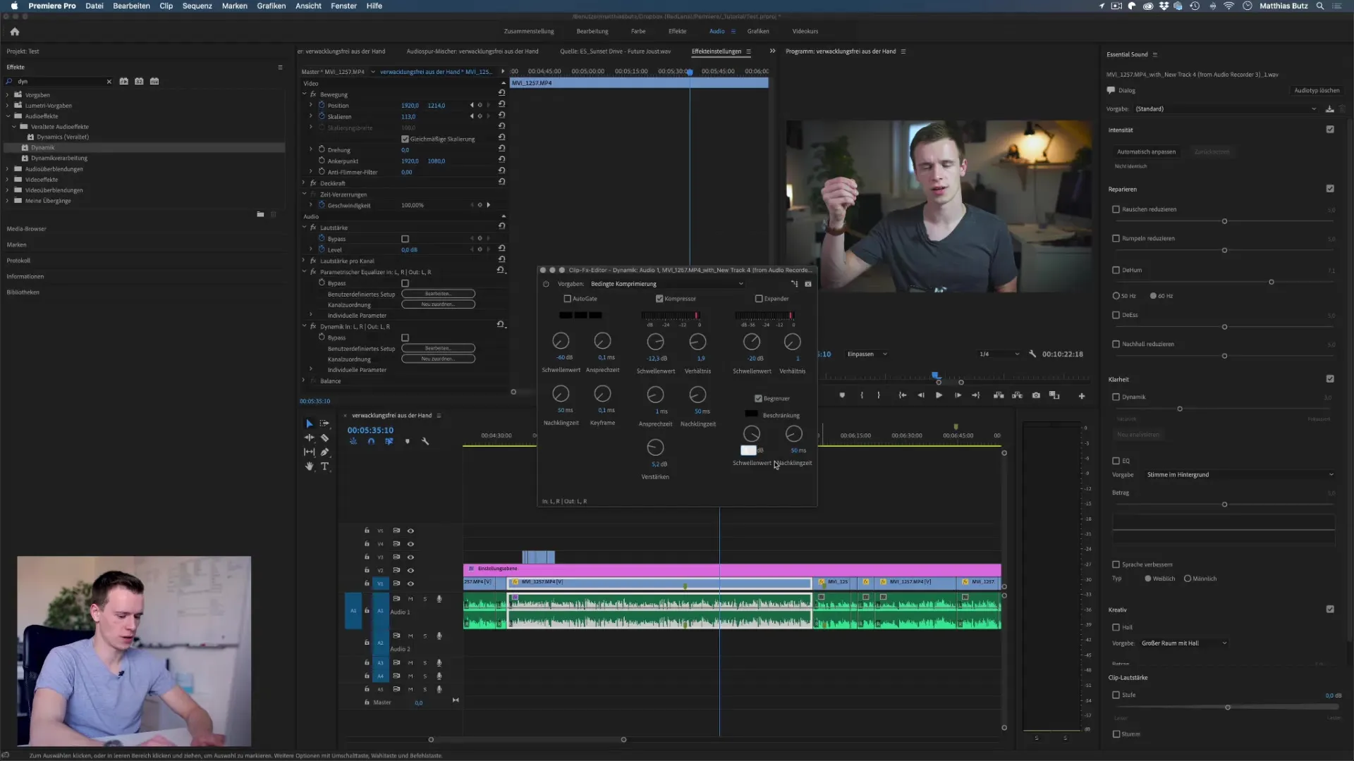 Sprachaufnahmen mit Premiere Pro CC gestalten Sprachaufnahmen mit Premiere Pro CC gestalten