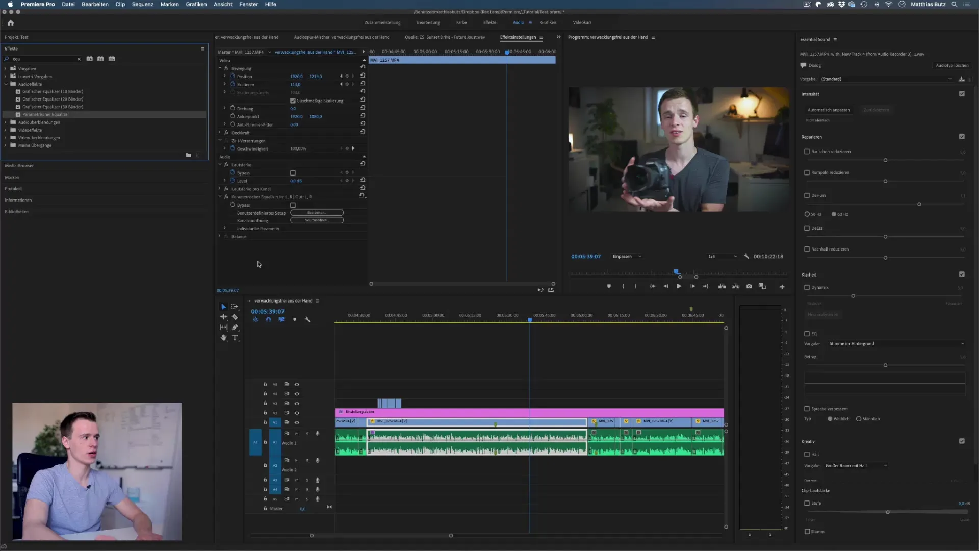 Sprachaufnahmen mit Premiere Pro CC gestalten Sprachaufnahmen mit Premiere Pro CC gestalten