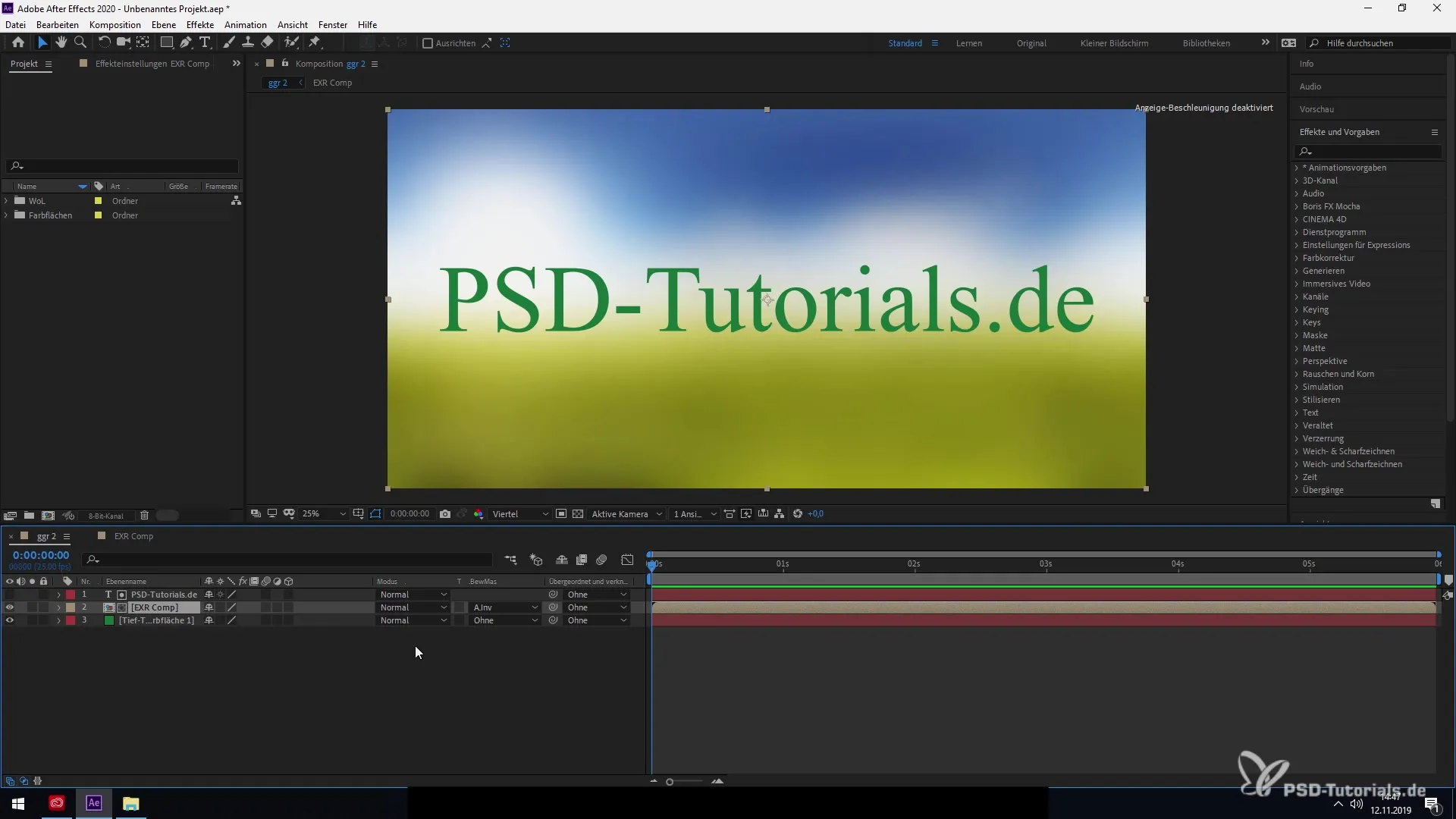 Efficiently Using EXR Files in After Effects CC 2020