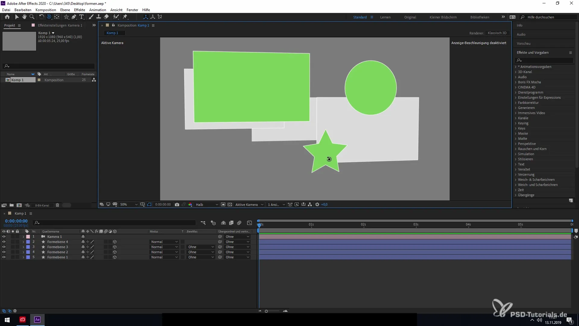 Efficient Design with Shapes in After Effects CC 2020 Efficient design with shapes in After Effects CC 2020
