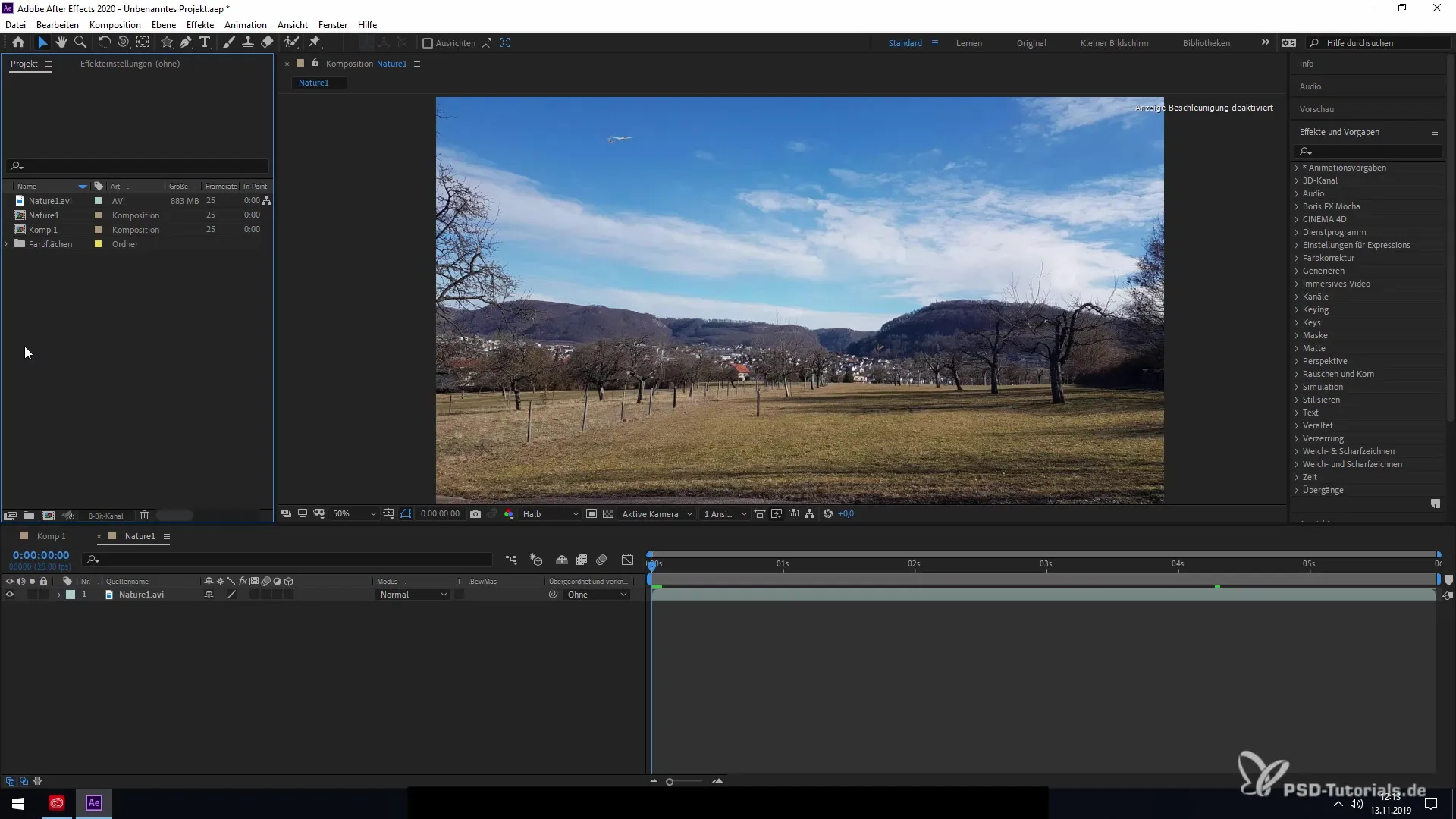 Nouveautés et améliorations dans After Effects CC 2020