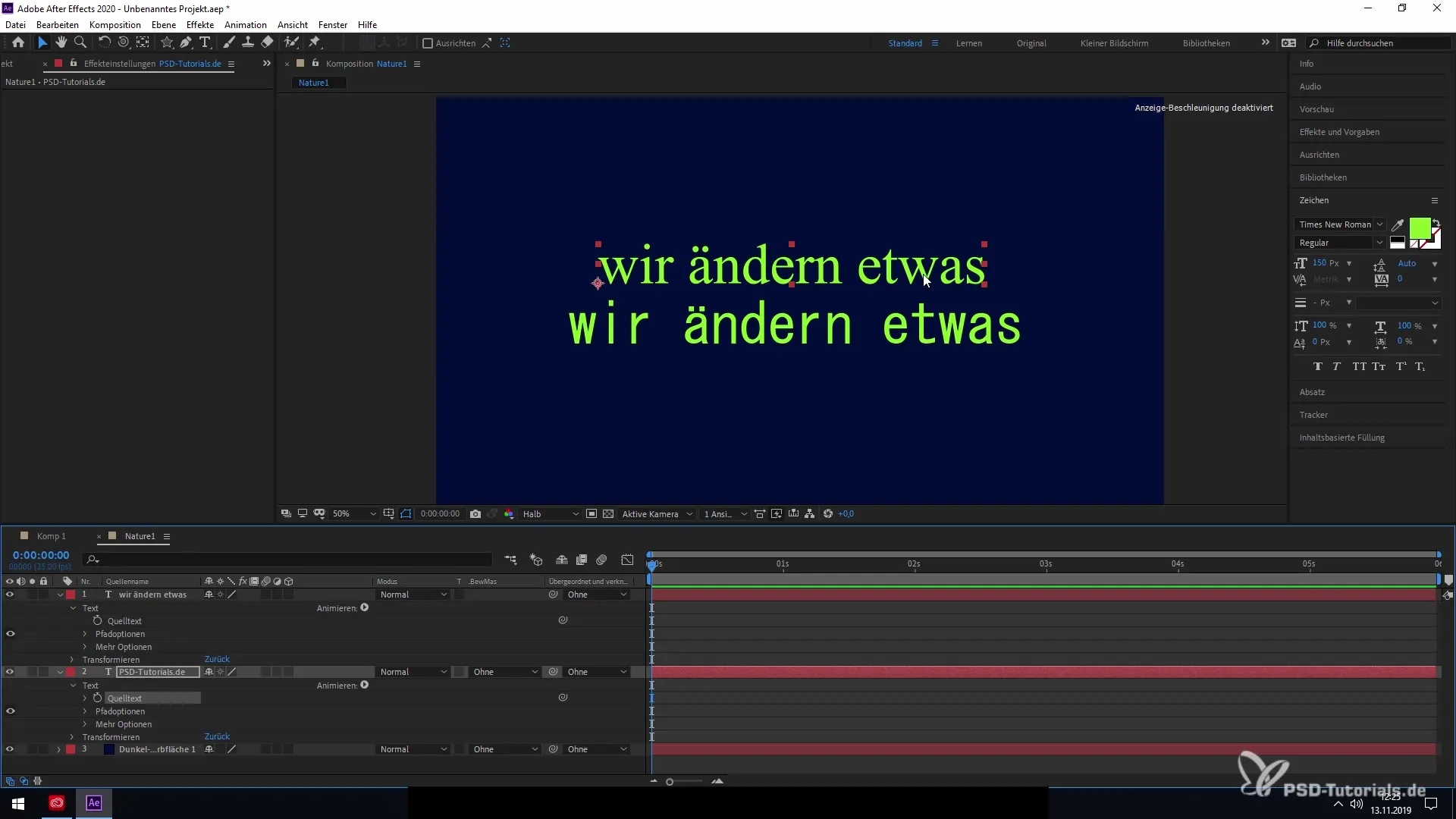 Nouveautés et améliorations dans After Effects CC 2020