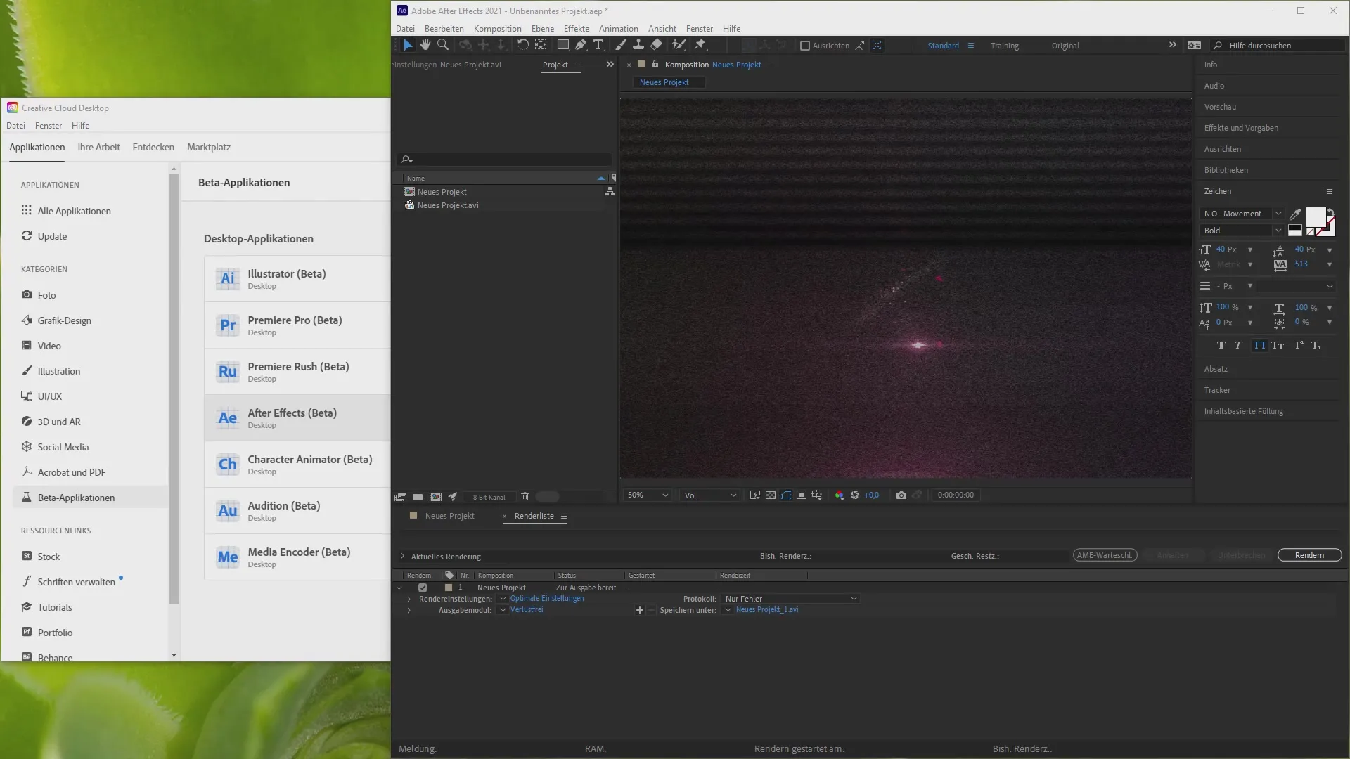 Rendu multimage dans After Effects CC 2021 Rendu multimage dans After Effects CC 2021