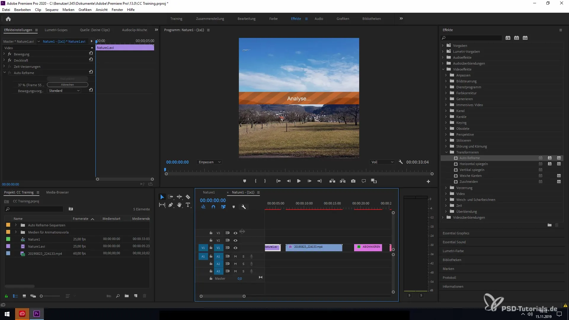Auto Reframe a Premiere Pro CC 2020-ben - Lépésről lépésre Auto Reframe a Premiere Pro CC 2020 - Lépésről lépésre