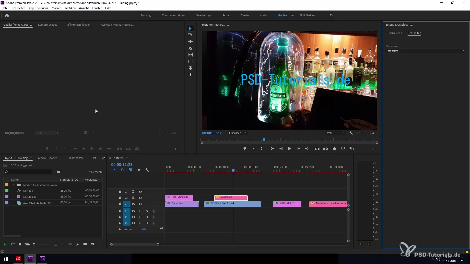 Az új grafikai és szöveges funkciók hatékony használata a Premiere Pro CC 2020-ban A Premiere Pro CC 2020 új grafikákkal és szövegfunkciókkal való hatékony használata