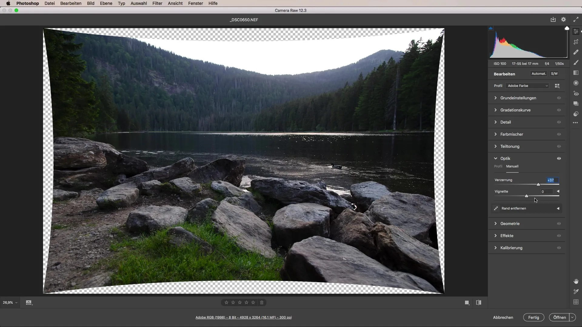 Lens correction in Camera Raw: Fixing distortions and vignetting Lens correction in Camera Raw: Fixing distortions and vignetting