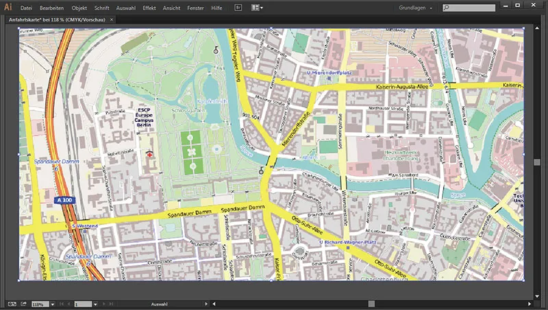Cartografie (desenarea hărților rutiere) cu Illustrator - Partea 1 Cartografie (desenarea hărților rutiere) cu Illustrator - Partea 1
